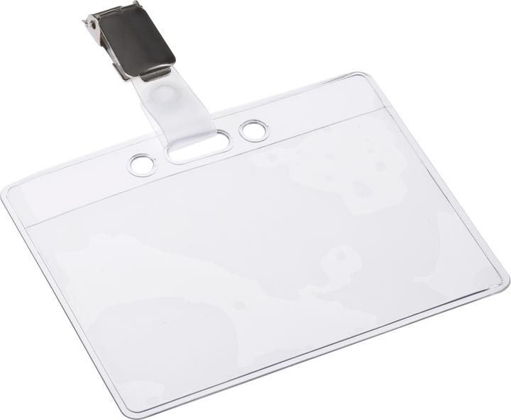 Produktbild Europel Namensschild, oben offen, mit Clip, 60 x 90 mm