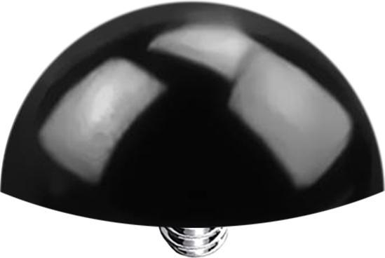 Image du produit Star Piercing Dermal Anchor semi-circulaire noir (sans laiton, Acier chirurgical 316L)
