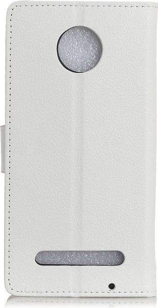 Actual product image MU Classic Litchi Leather Bookcover Series (Motorola Moto Z3 Play)