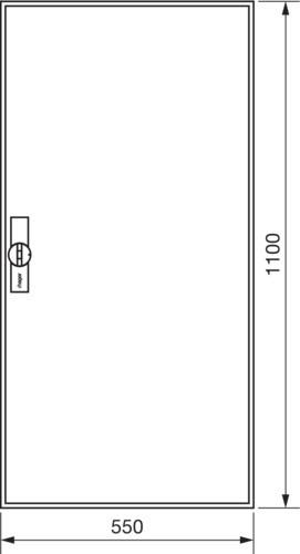 Produktbild Hager HAG FWB72D Feldverteiler,univers,IP44,1100x550x161m m, Leer (Verteiler)