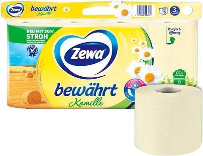 Immagine prodotto Zewa Carta igienica Provata Camomilla con Polpa di Paglia 8 Rotoli (8 x)