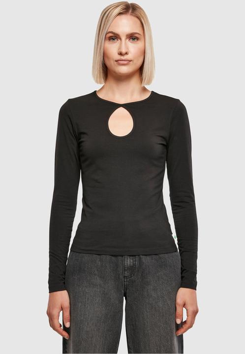 Produktbild Urban Classics Ladies Organic Keyhole Longsleeve - 16786 (S, M)