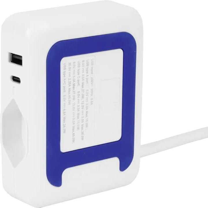 Produktbild Steffen Ladestation IQ (3 x, USB-A, USB-C, Typ 13, 1.50 m)