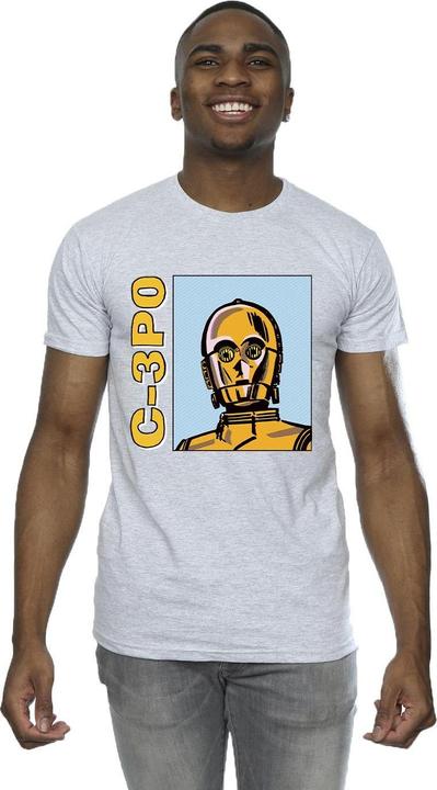 Produktbild Star Wars C3PO Line Art TShirt (L)