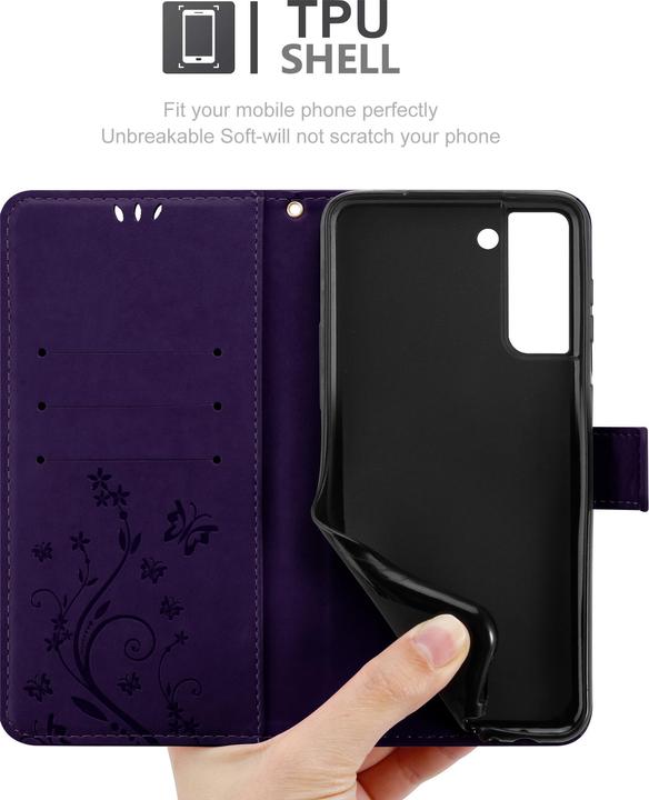 Immagine prodotto Cadorabo Copertina del libro a fiori (Samsung Galaxy S21 5G)