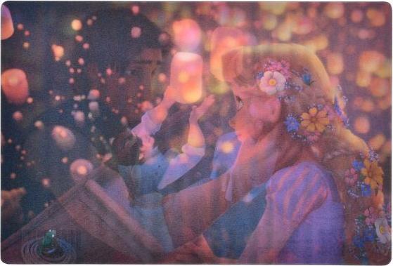 Immagine prodotto Disney Rapunzel & Flynn Rider, Pascal Postkarte Kanu Lenticular
