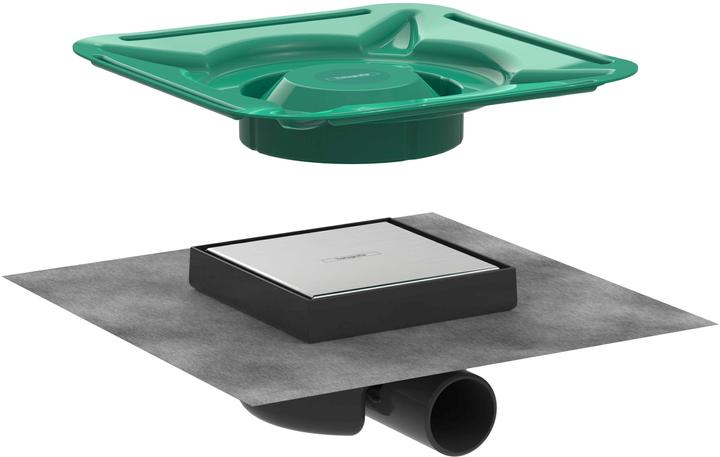 hansgrohe 56112800 RainDrain Spot Point Drain (150 mm)