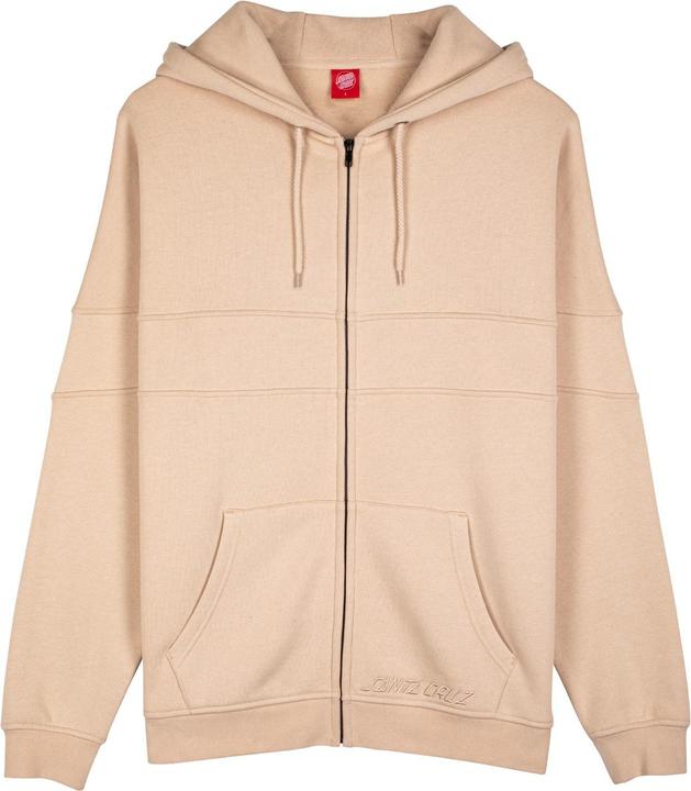 Actual product image Santa Cruz Tonal Strip Panel Zip Hoodie (S)