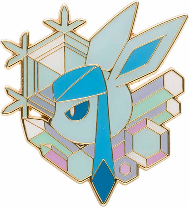 Actual product image Pokémon Pokemon Center 2017 - Glaceon Colorful Pin Limited Badge - 1 Stück