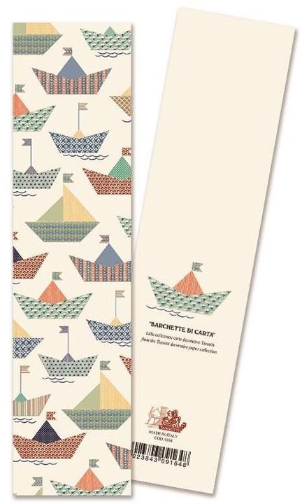 Actual product image Tassotti Lesezeichen 9164 Papierschiffchen 2 Stk