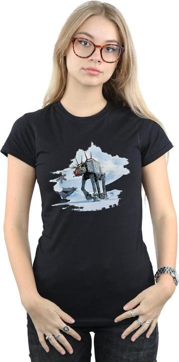 Immagine prodotto Star Wars Christmas AT-AT Reindeer Maglietta Donna (XL)