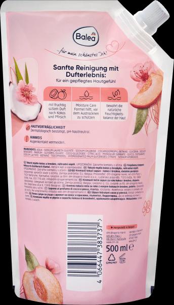 Image du produit dm Balea Savon-crème Pêche & Coco (Recharges, 500 ml)
