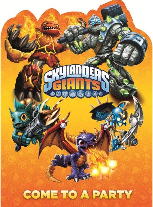 Actual product image Skylanders Giants Party Invitations (Pack of 6) (6 pcs.)