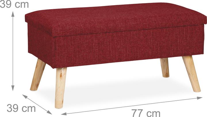 Actual product image Relaxdays Storage Bench (77 cm)