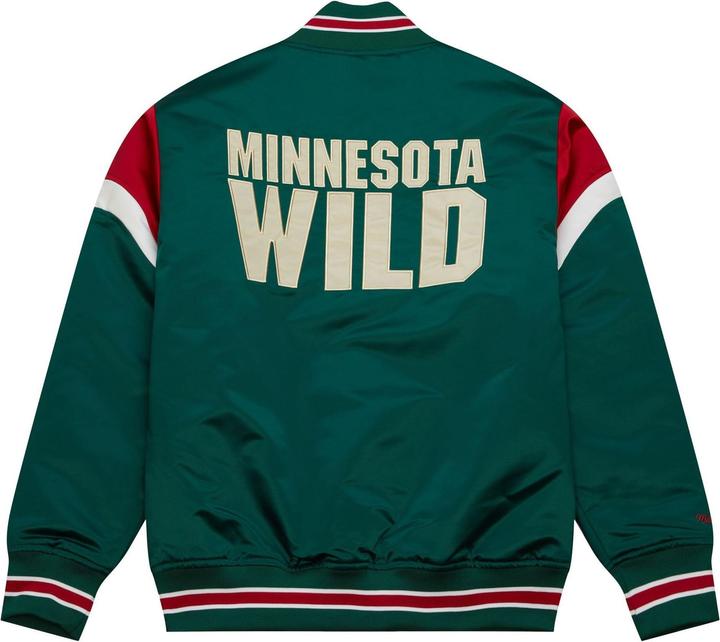 Produktbild Mitchell & Ness M&N Heavyweight Satin Jacke NHL Minnesota Wild - L (L)