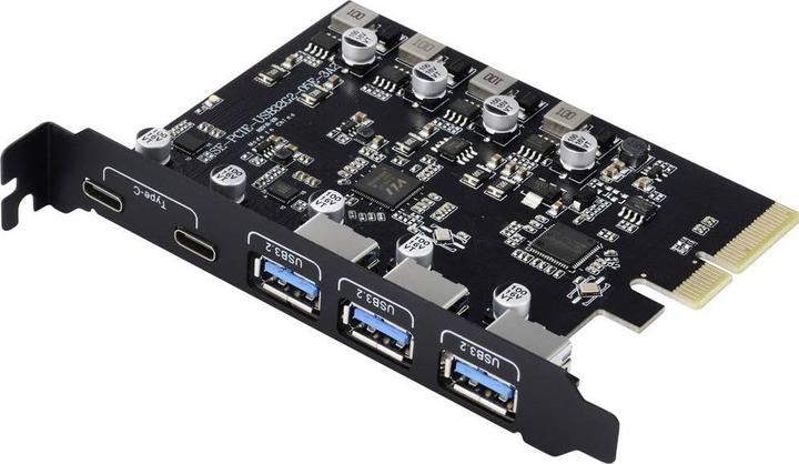 Image du produit Renkforce RF-6613196 3+2 Port USB 3.2 Gen 2 Controllerkarte USB-C® (USB 3.2 Gen