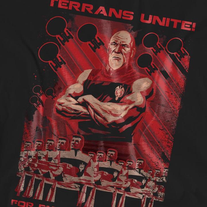 Actual product image Unisex Adult Terrans Unite T-Shirt (M)