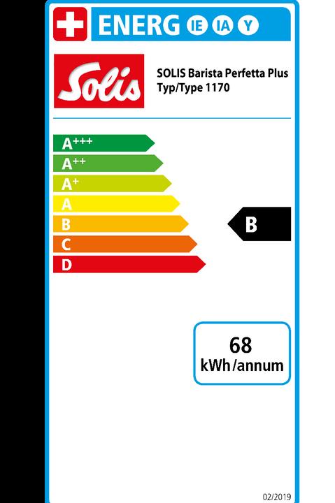 Label énergétique Solis Barista Perfetta Plus Starter-Set