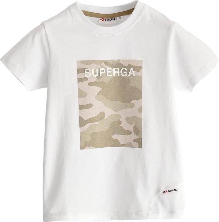 Actual product image Superga Childrens/Kids Camo Logo Capped Sleeved T-Shirt (116)