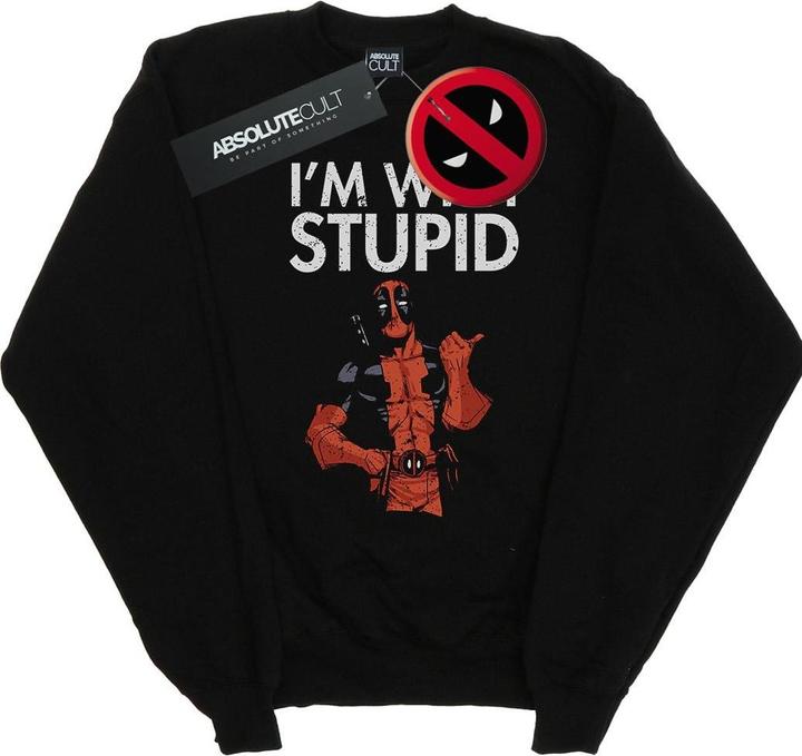 Produktbild Deadpool I'm With Stupid Sweatshirt (L)