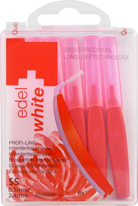 Produktbild Edel + White Interdentalbürsten SS 0.5mm 6 Stk. (6 x, 0.50 mm)