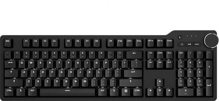 Das Keyboard 6 Professionale, layout USA (ISO), MX-Blue - nero (US, Cablato)