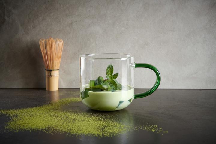 Productafbeelding ASA Selection ASA coppa glazen beker met groen handvat 0,4l (0.40 l, 1 x)