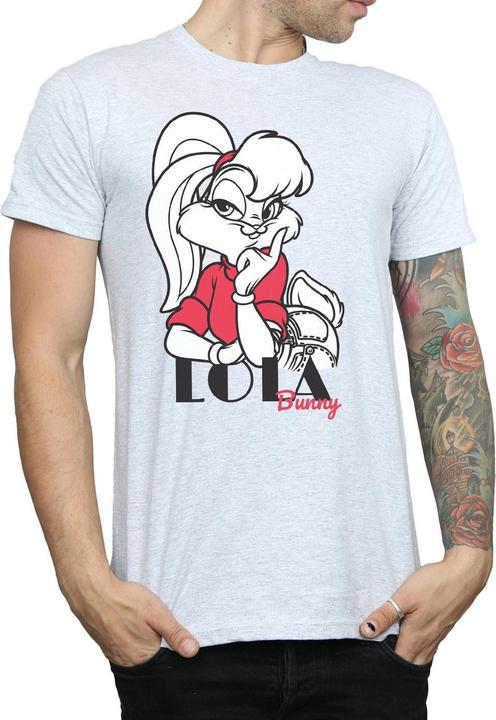 Actual product image Looney Tunes Mens Classic Lola Bunny Cotton T-Shirt (M)