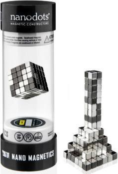 Actual product image Nanodots 125 Cubes Silver (Silver Black mix)