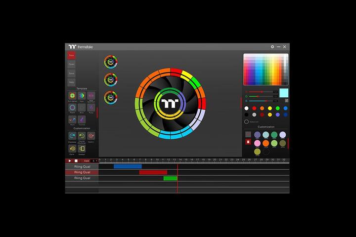 Produktbild Thermaltake Riing Quad 12 (120 mm, 3 x)