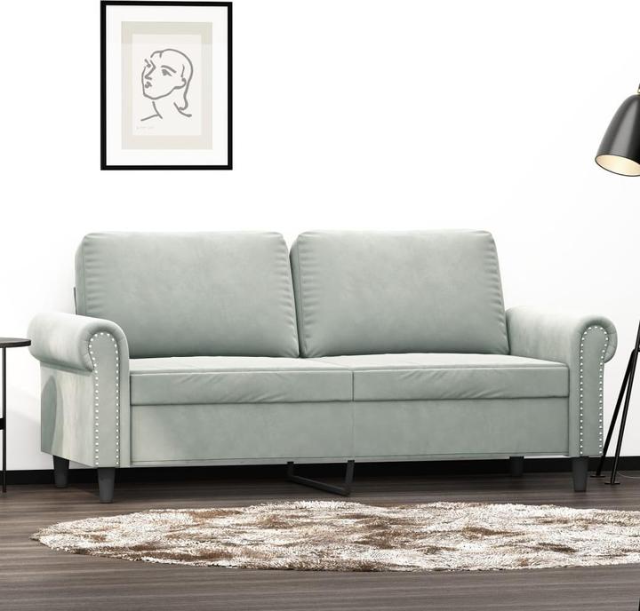 Produktbild VidaXL 2-Sitzer-Sofa 140 cm Samt (2-Sitzer)