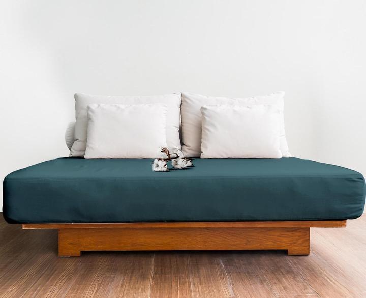 Actual product image Aspero 2 x fitted sheets made from organic cotton (160 x 200 x 35 cm)