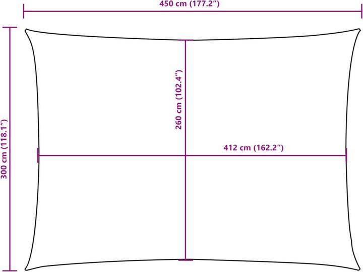 Actual product image VidaXL Nezhatok (300 x 450 cm)