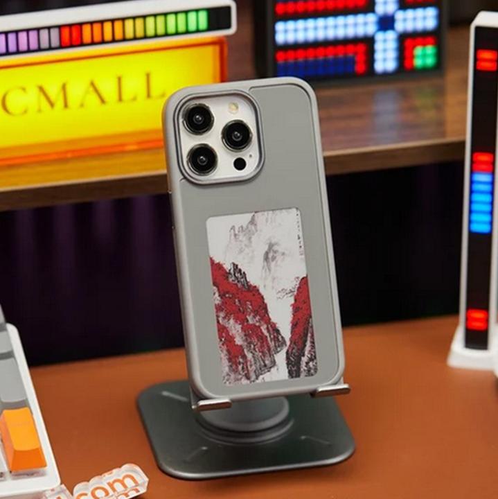 Produktbild PhoneLook Hülle E-Ink Display DIY mit NFC-Technologie für persönlicher Foto-Hintergrund (Apple iPhone 15 Pro Max)