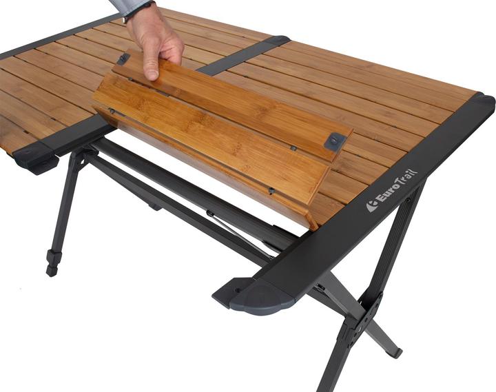 Image du produit Eurotrail Table roulante en bambou alu Chambery M