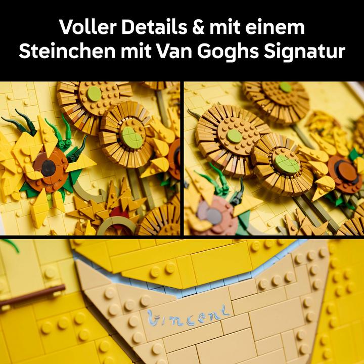 Actual product image LEGO Vincent van Gogh - Sunflowers (31215, LEGO DC, LEGO Rare Sets)