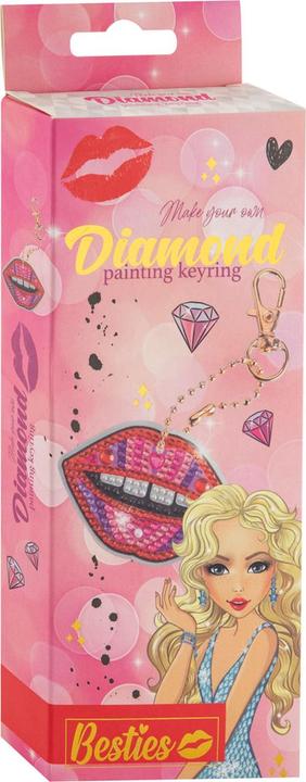 Actual product image Besties Diamond painting keyring making