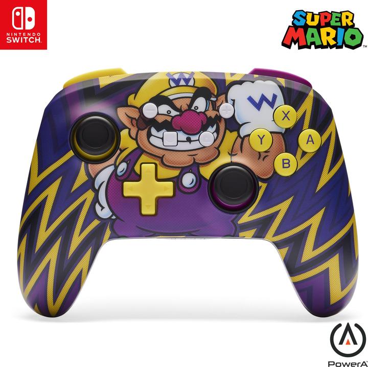 Actual product image PowerA Enhanced Wireless Controller - Wario (Switch OLED, Switch, Switch Lite)