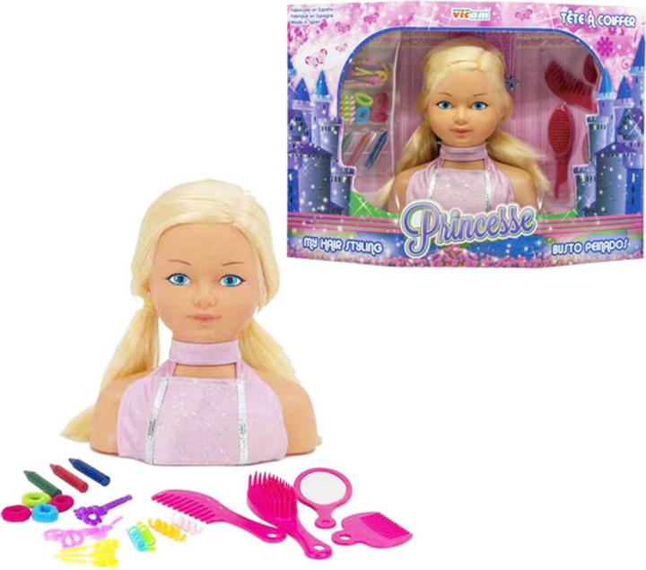 BigBuy Fun Styling Doll Princesse My Hair Styling (54 x 14,5 x 38 cm)