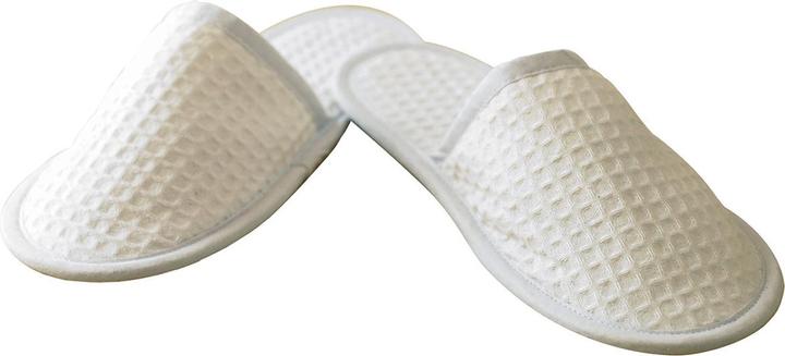 Actual product image Towel City Unisex Adult Waffle Slippers (45.5)
