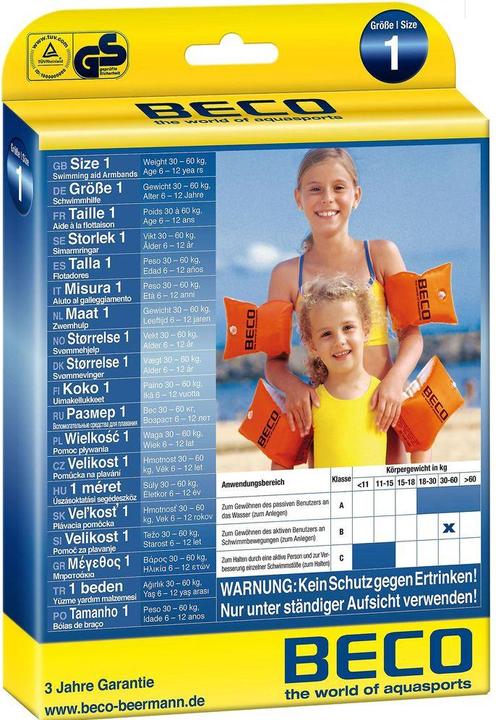 Actual product image Beco Water wings