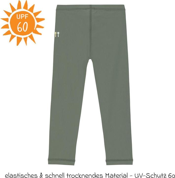 Actual product image Lässig Badehose Kinder Lang (UV-Schutz) deep olive (80)