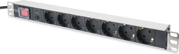 Actual product image Digitus Socket strip (7 x, CEE 7/3, 2 m)