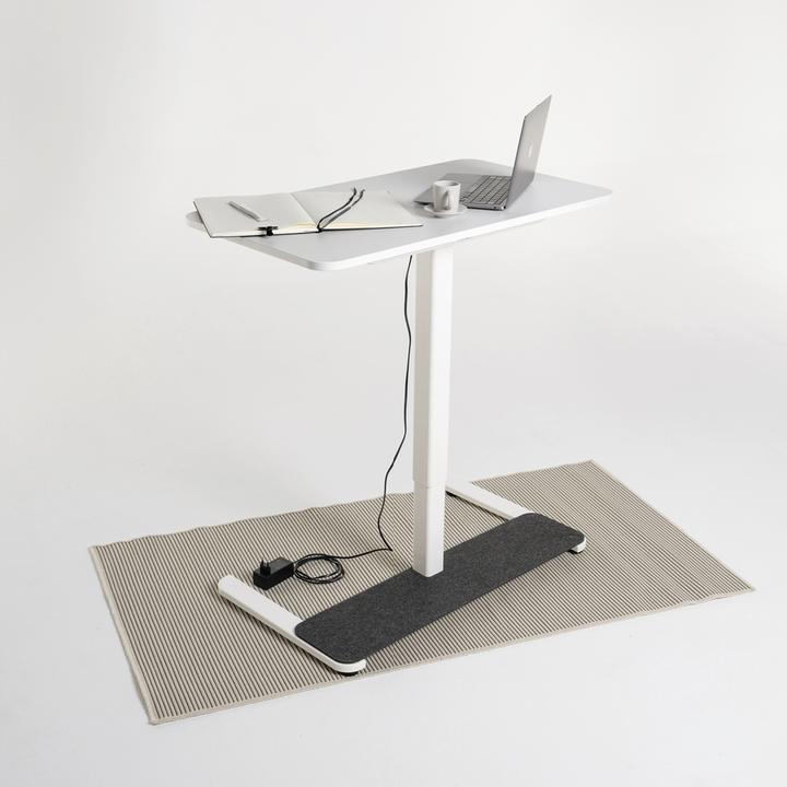 Actual product image Yaasa Desk One - Dark grey/black (91 x 51 cm)
