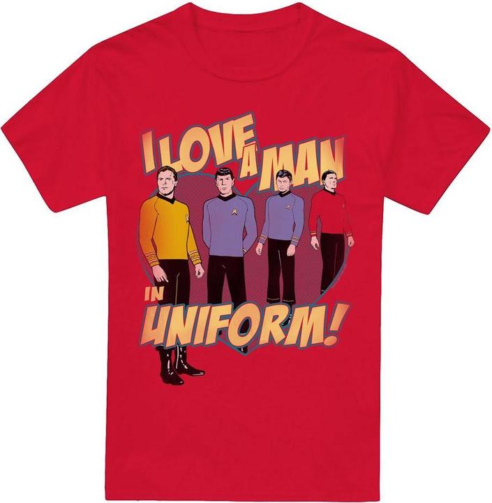 Man in Uniform TShirt