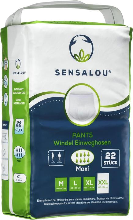 Immagine prodotto Sensalou Pannolini per adulti Pantaloni per incontinenza (44 x, M)