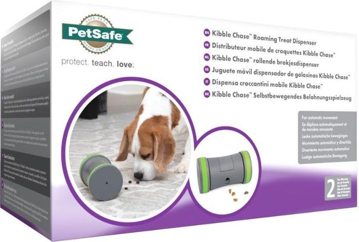 PetSafe Kibble Chase Selbstbewegendes Belohnungsspielzeug (Beschäftigungsspielzeug Hund)