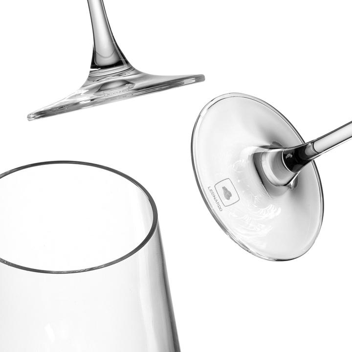 Produktbild Leonardo Trinkglas Puccini 120 ml, 6 Stück, Transparent, Glas (12 cl, 6 Gläser)