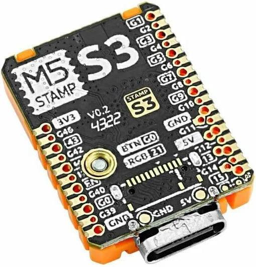 Actual product image M5Stack Developer board M5StampS3 with 1.27 header pin