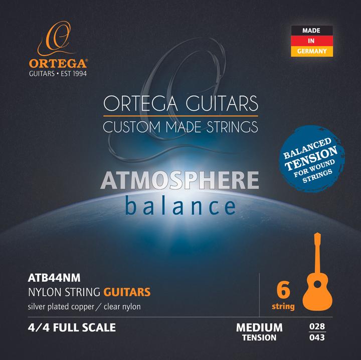 Image du produit Ortega Cordes Nylon Guitare - Tension moyenne (Guitare)